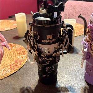 Stanley Black Hello Kitty Quencher Tumbler